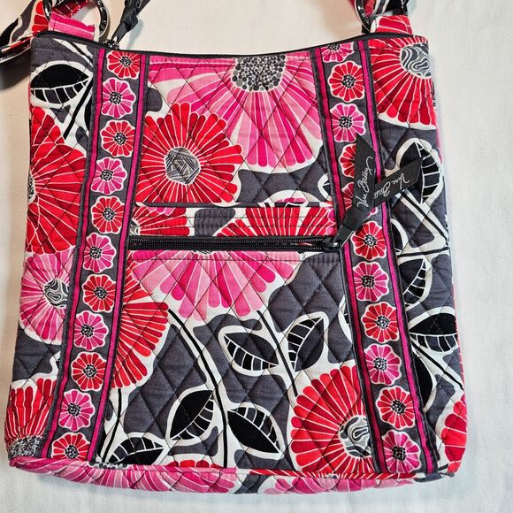 Vera Bradley Vintage Hipster Crossbody "Cherry Blossoms" Shoulder Purse Bag - Picture 2 of 9